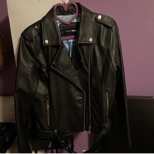 Fashion nova leather jacket
